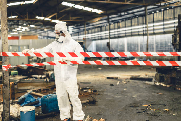 Professional Biohazard technician working in Jessup, PA